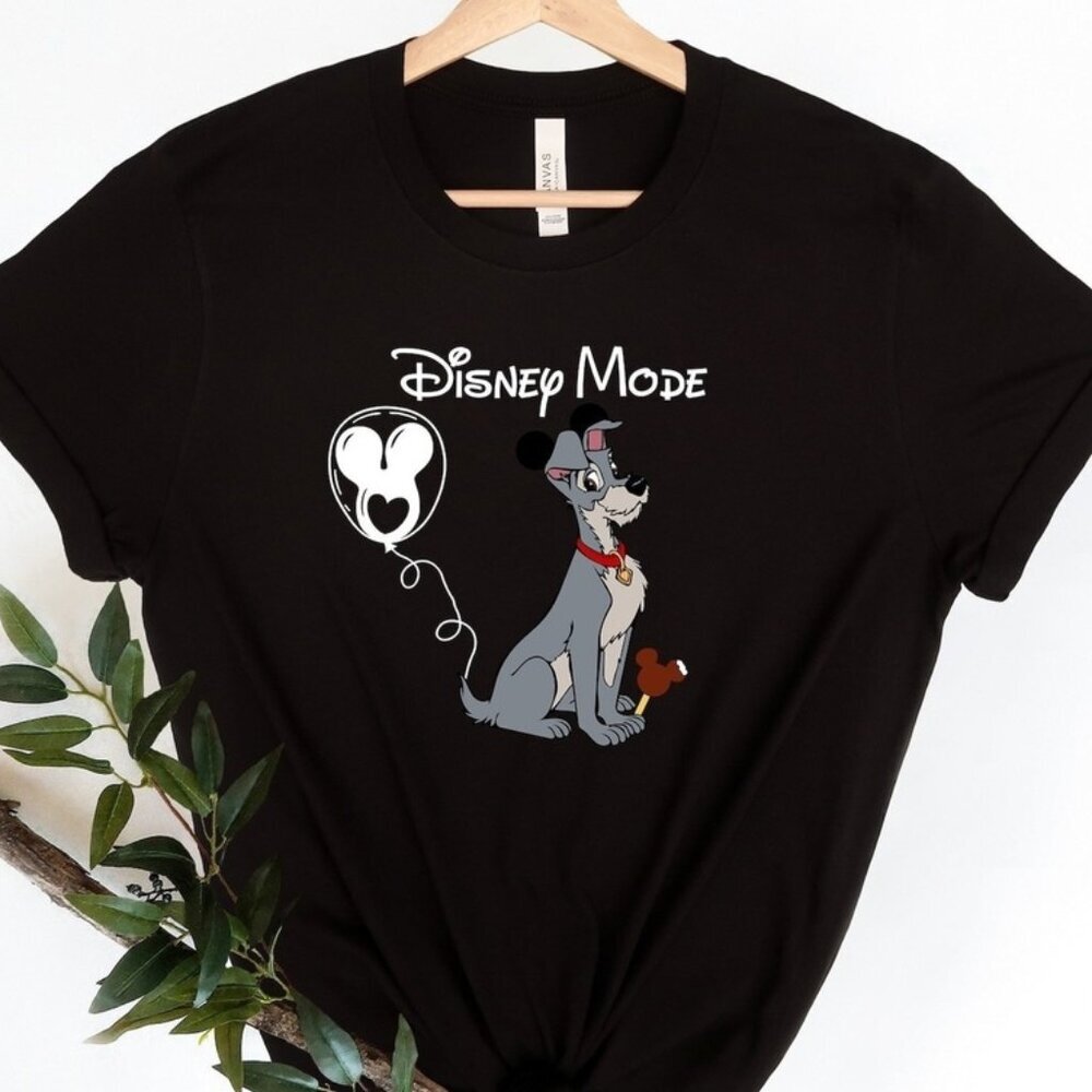 Disney Lady And The Tramp Movie Graphic Parent Cozy Outfit Unisex T-Shirt 91